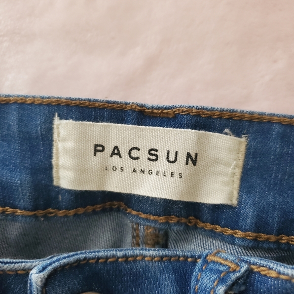PacSun blue distressed shorts - Picture 3 of 4